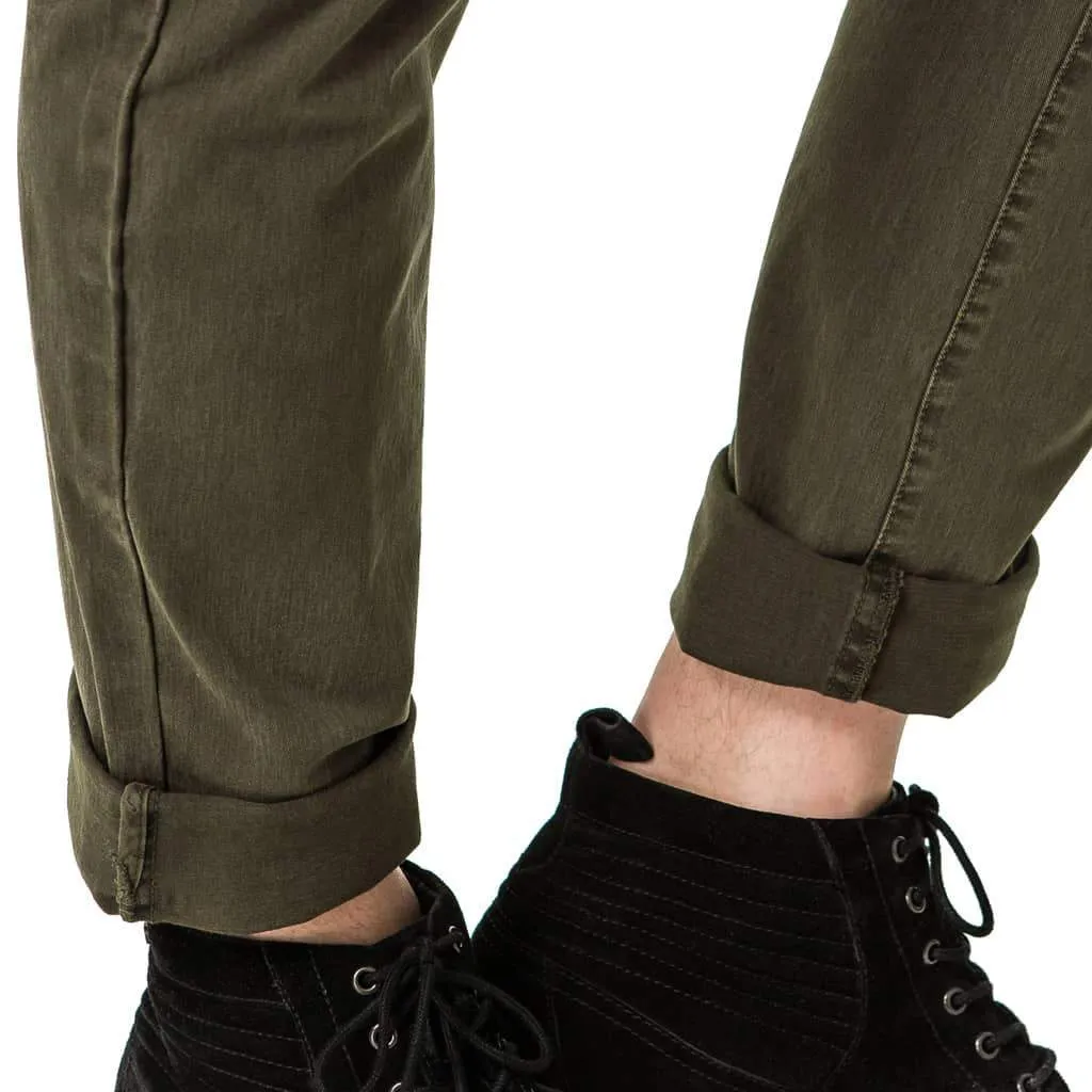 Trigger Stovepipe Chino Pants - Olive