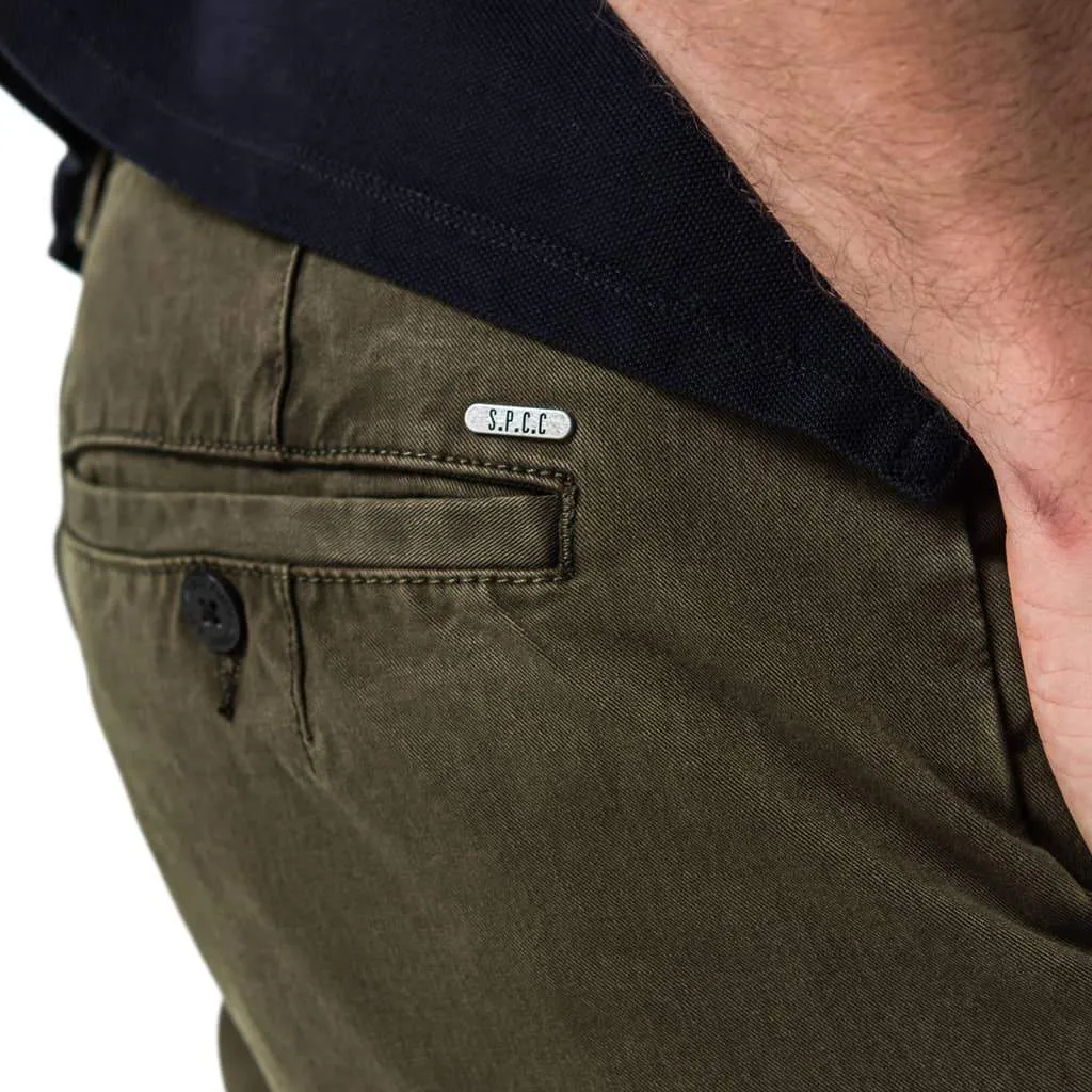 Trigger Stovepipe Chino Pants - Olive