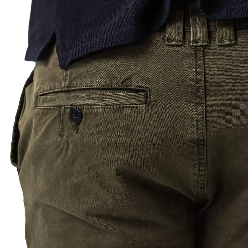 Trigger Stovepipe Chino Pants - Olive