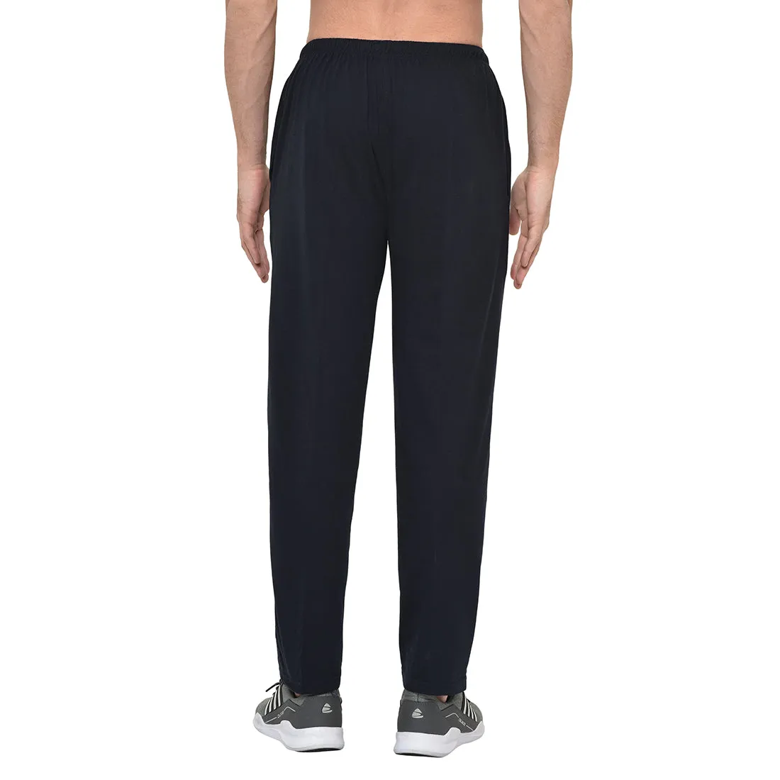 Vimal Jonney Dark Blue Cotton Trackpant For Men's