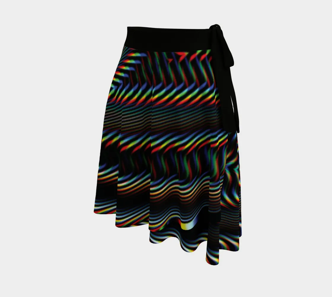 Waveform Wrap Skirt