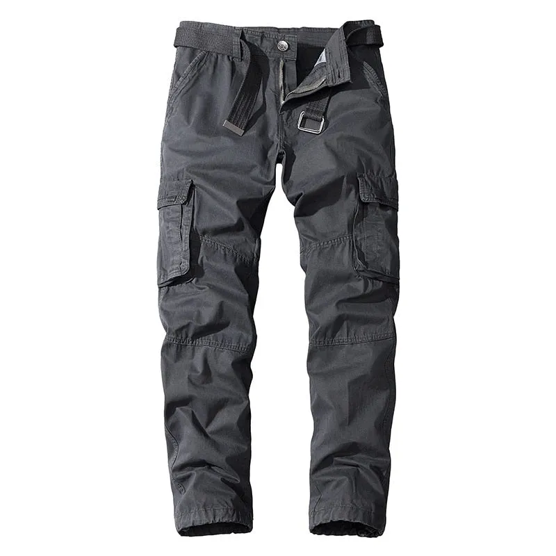 West Louis™ Outdoor Military Multi Pocket Cargo Trousers