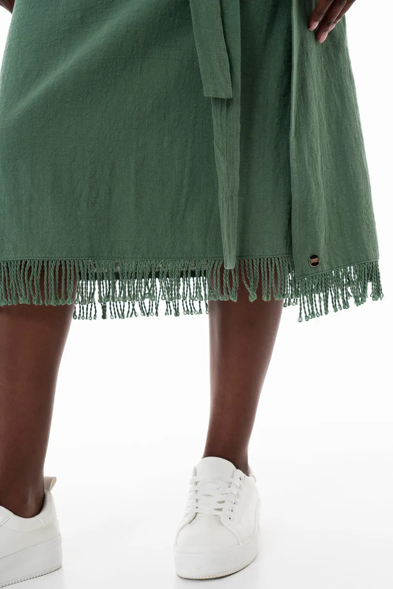 Wrap Skirt _ 153854 _ Green