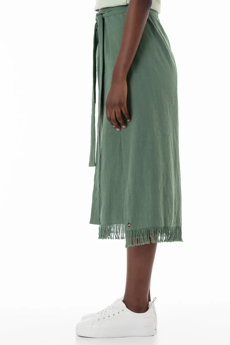 Wrap Skirt _ 153854 _ Green