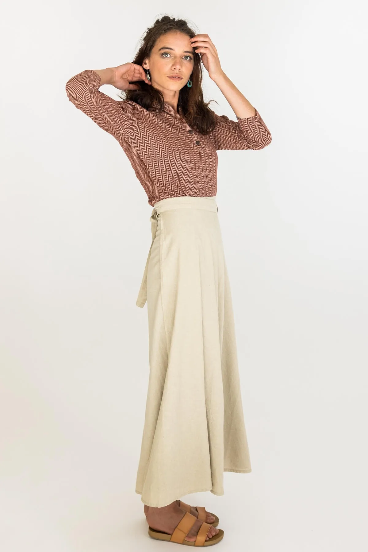 Wrap Skirt - Oatmeal