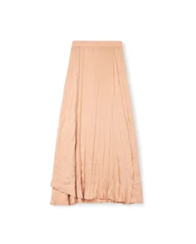 Wrinkle Wrap Asymmetrical Skirt